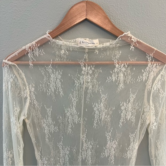 By Together Lace Long Sleeve Top - Picture 4 of 7